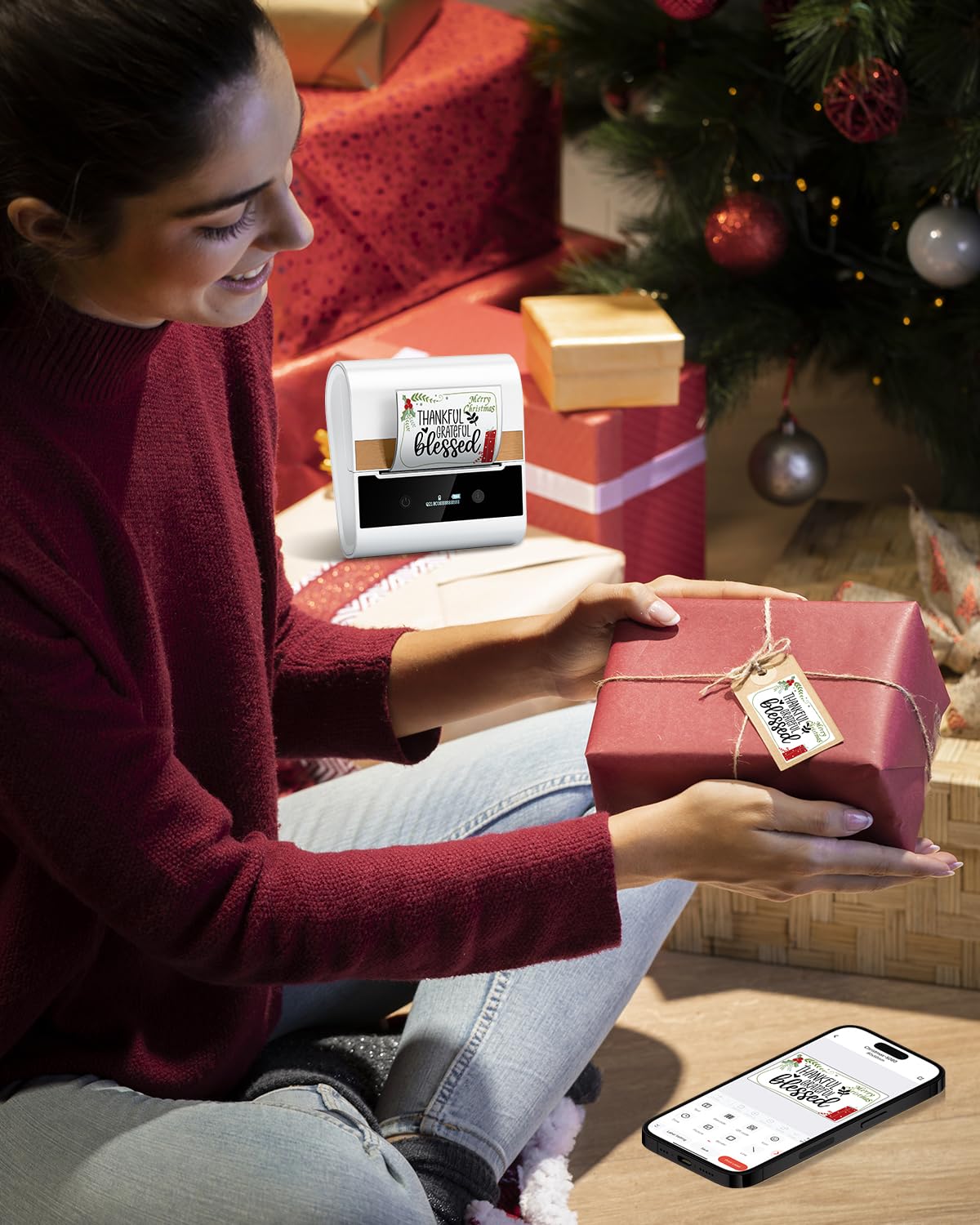 Stampante Etichette Bluetooth Phomemo M260 PortatileCompatibile iOS Android PC - Dettaglio