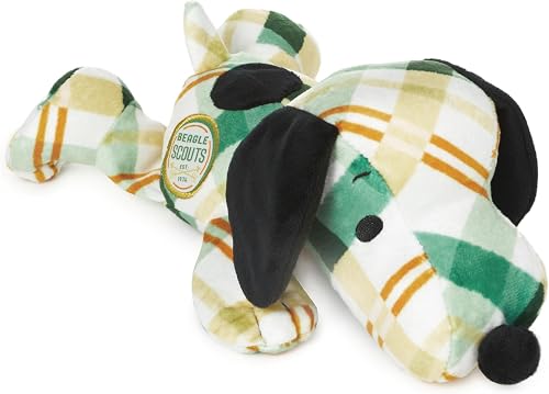 Hallmark Peanuts Beagle Scouts Floppy Snoopy Plush, 10"