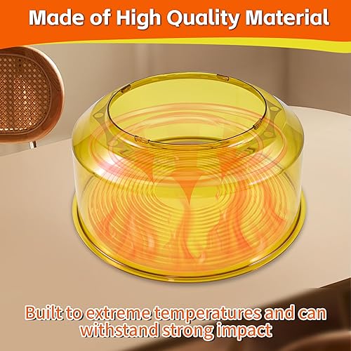 Miniatura 6 de Reemplazo mejorado de cúpula eléctrica para NuWave Oven Pro Plus y para horno Elite, cubierta de plástico ámbar transparente resistente a impactos y