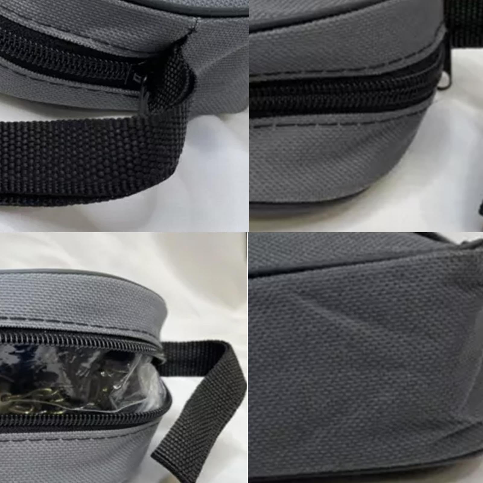 Crampon Storage Bag - Outdoor Zipper Crampon Case, Pocket Crampon Carrying Bag | Protective Crampon Storage, Travel Toiletry Organizer, Clothes Storage Bin for Home, School, Bathroom