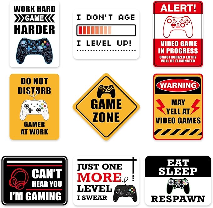 Vindarnas möte: Kinesisk öppna världs-RPG får massiv start, här är de första siffrorna 8 71pooNJfj5L. AC SX679 Video Game Party Decorations - 9 PCS Video Game Birthday Party Decorations Gaming Zone Signs for Boys Kids Gaming Birthday Supplies Funny Games Night Decoration for Door Windows Yard Wall Decor