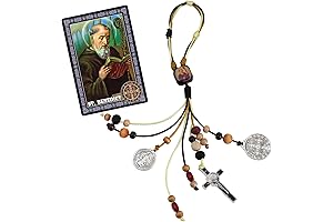 St Benedict Door Protection Set: Medal and Prayer Cards for Home Blessing