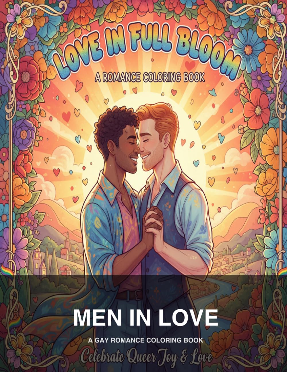 Men in Love: A Gay Romance Coloring Book