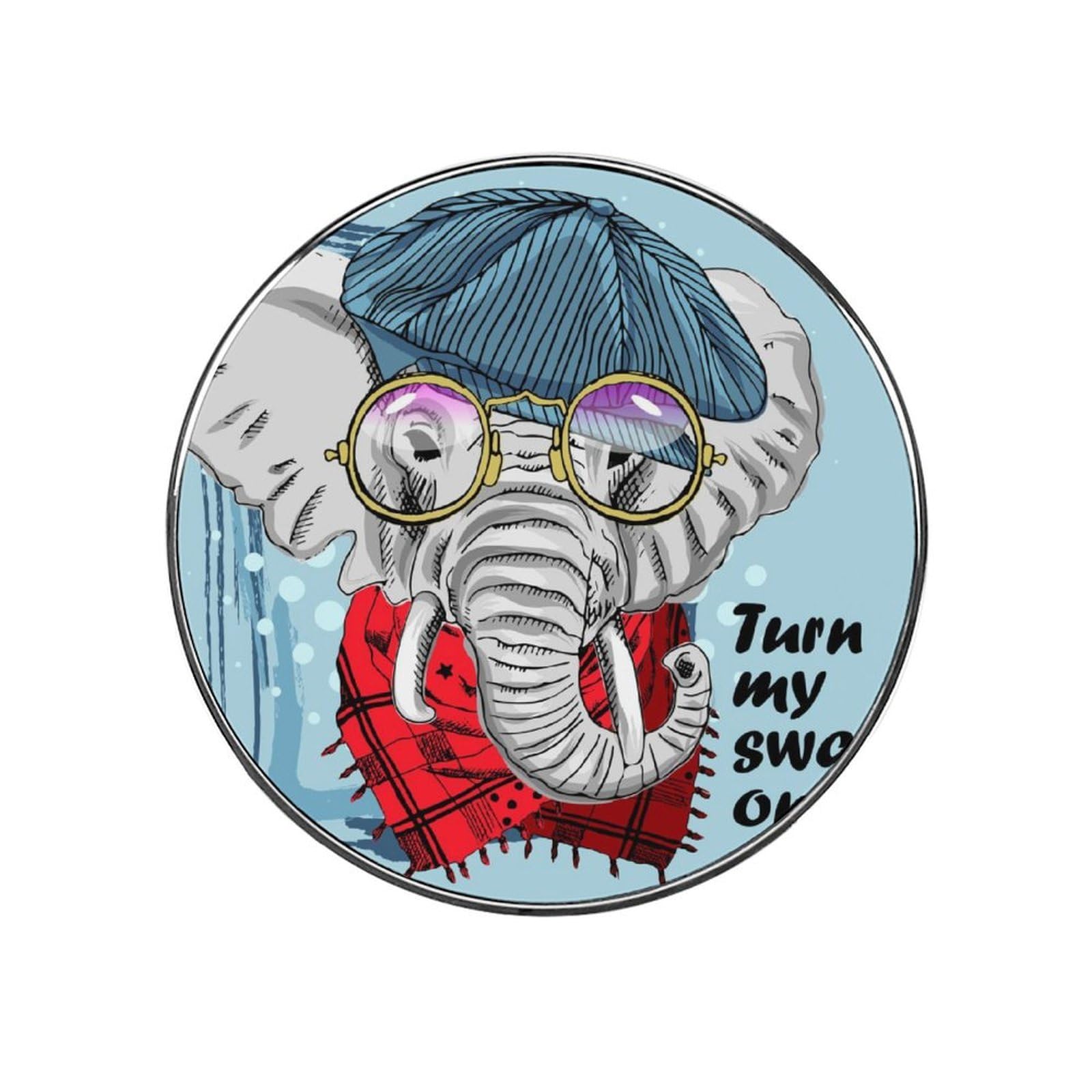 Elephant Cute Alloy Fridge Magnet For Office Cabinet Refrigerator Whiteboard Photo
