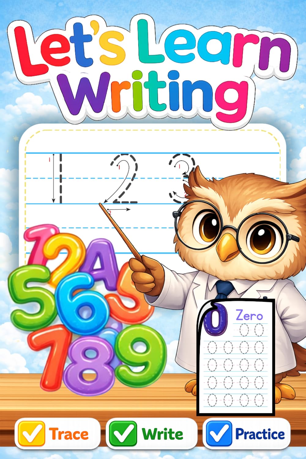 Let’s Learn Writing: Numbers – Zero: A Fun Preschool Workbook to Trace, Write, and Learn Number 0 | Handwriting Practice for Ages 2–5 (Let's Learn Writing: Numbers Edition)