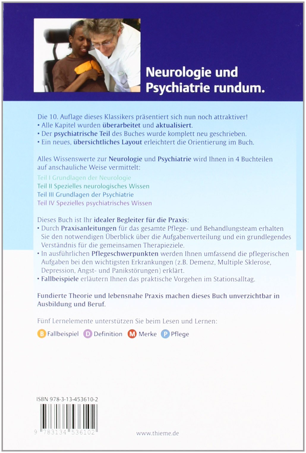 Neurologie und Psychiatrie für Pflegeberufe (Reihe, KRANKHEITSLEHRE)