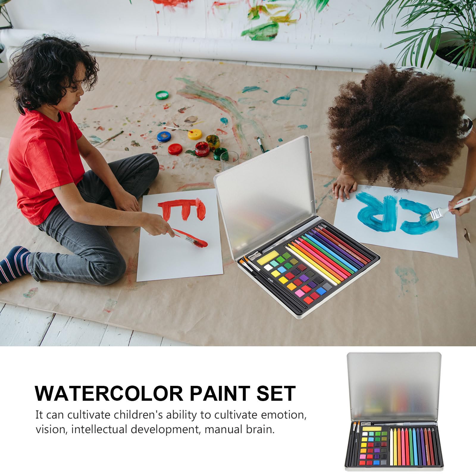 Juego de Acuarelas para Creadores y Artistas, Portátil