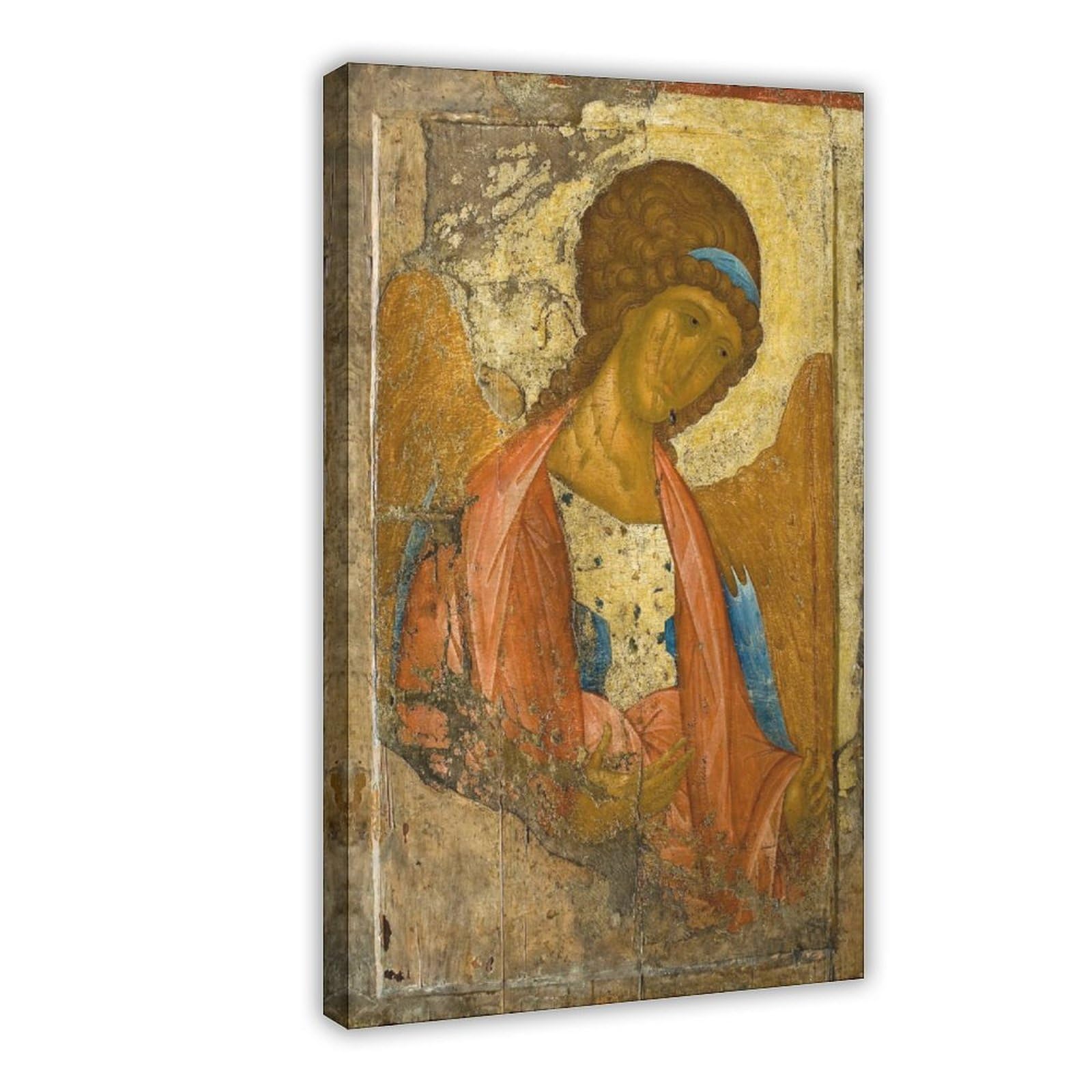 WCYB Archangel Michael Andrei Rublev Prints Posters Canvas Deco Paintings Wall Art For Office Hangable Frame 16" L X 24" W