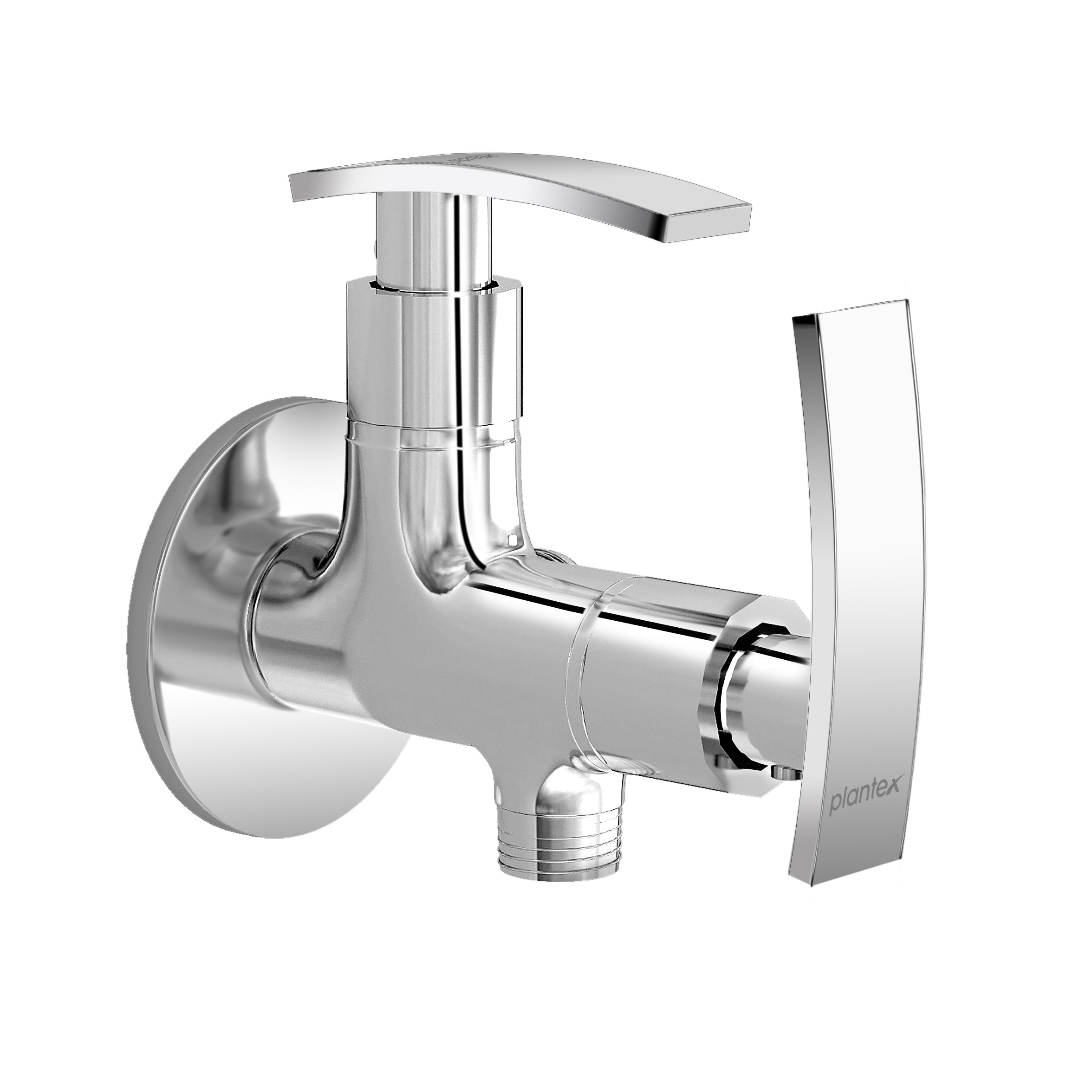 Plantex 2 in 1 Angle Cock/2 Way Angle Valve for Bathroom with Teflon Tap (SMR-1266-Chrome) (B0CVN6THJW) Amazon Price History, Amazon Price Tracker