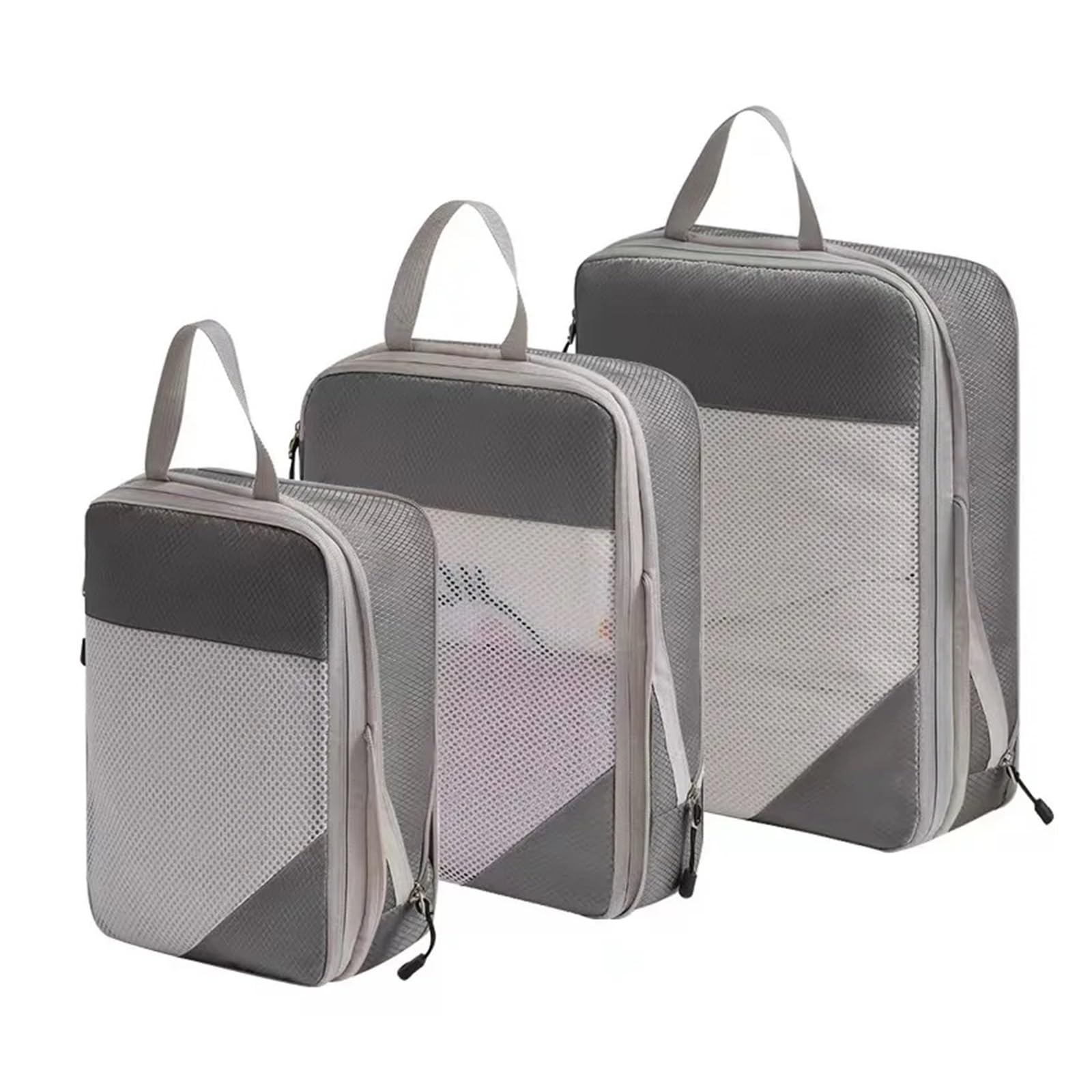Luggage Organiser Set Compression Packing Cubes For Suitcases Travel Accessories Expandable Organizers Lightweight Organizer