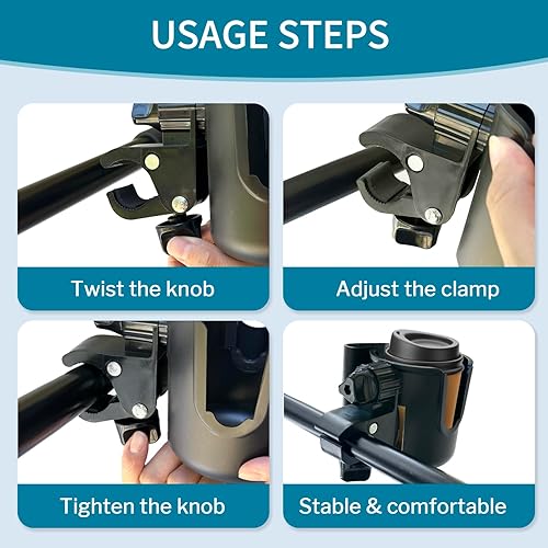 Miniatura 7 de Soporte para botella de agua para bicicleta, accesorios de bicicleta, jaula de bebidas para bicicleta de carretera Ebike para adultos y niños sin