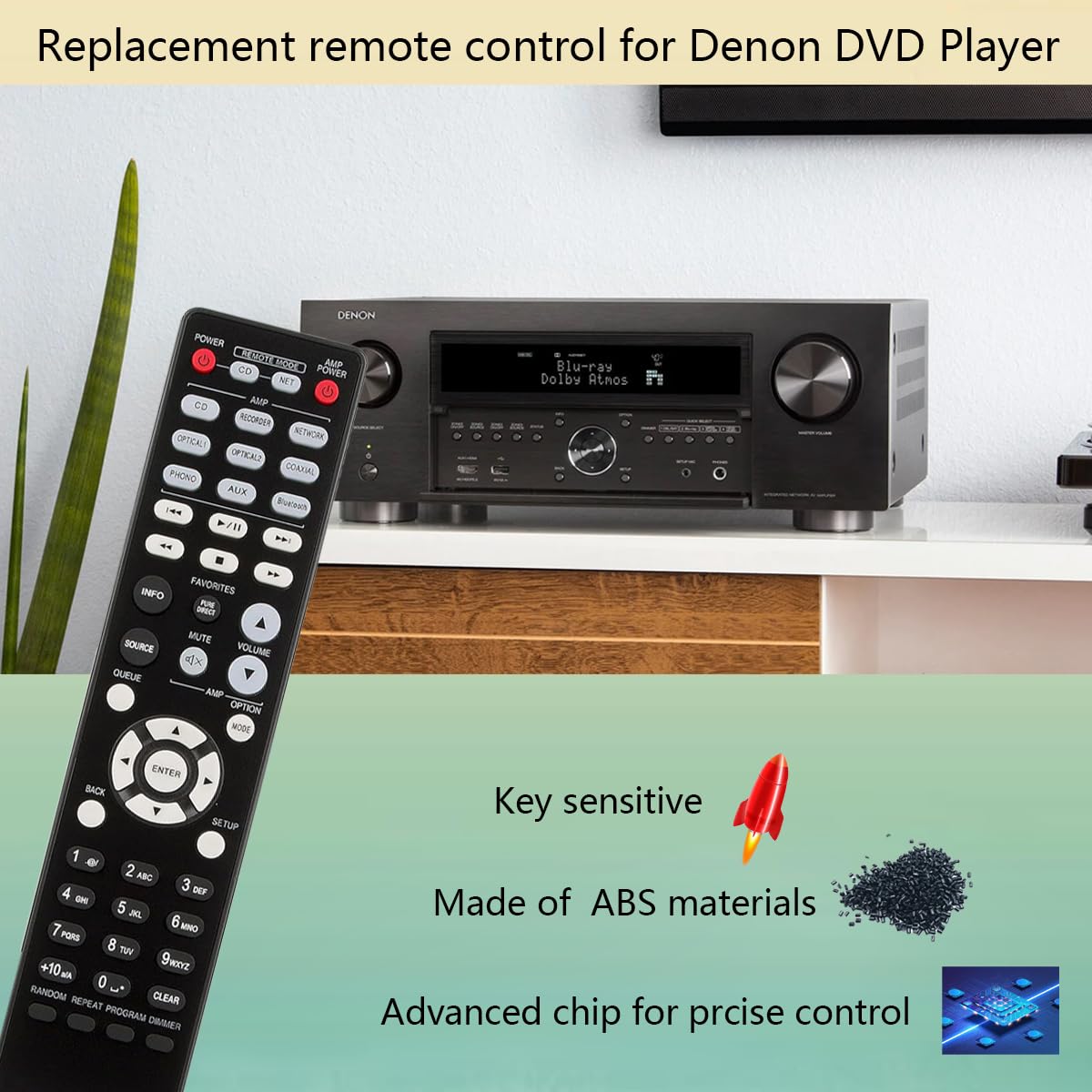 Amazon | 交換用リモコン Denon Compact Super Audio CD/SACD Player