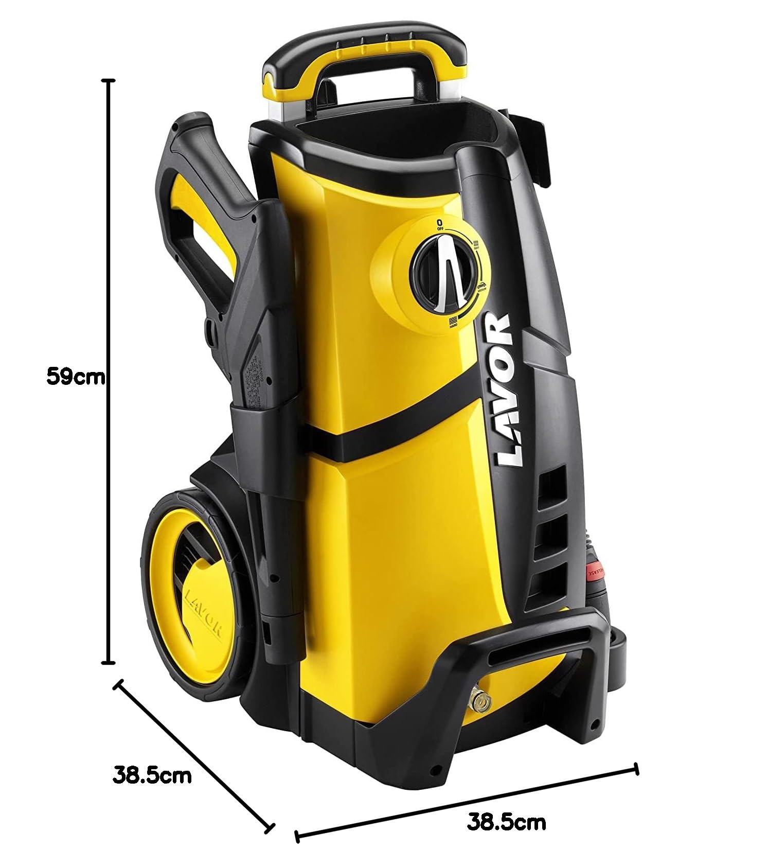 LAVOR Idropulitrice LVR4 150 WPS con Programmi di Lavaggio, Pressione massima 150 bar, Portata massima 480 litri ora, Motore 2100 Watt