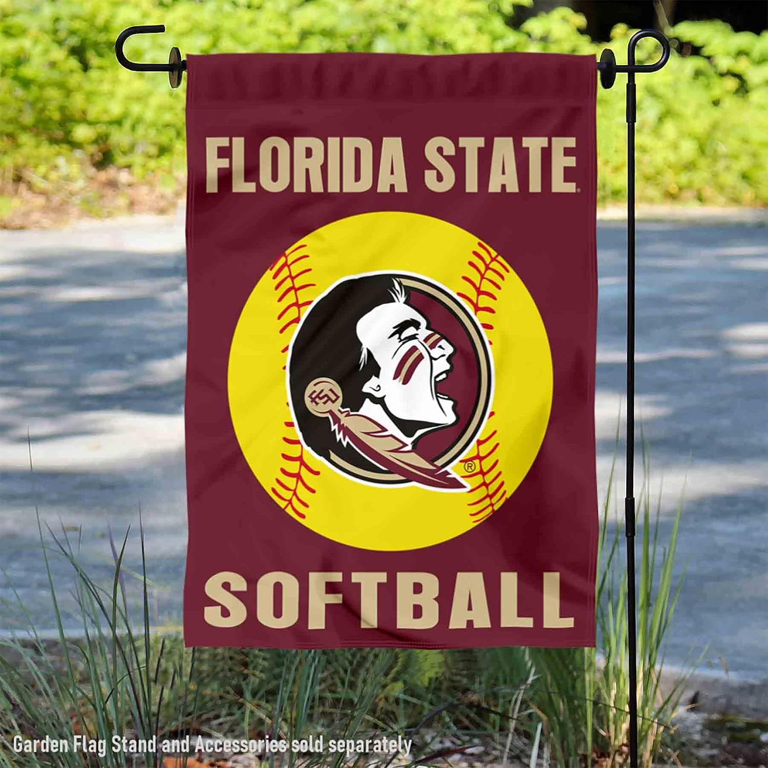 Florida State FSU Noles Softball Garden Flag