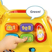 Vista 4 de VTech Pop-a-Balls Push & Pop Bulldozer, Amarillo