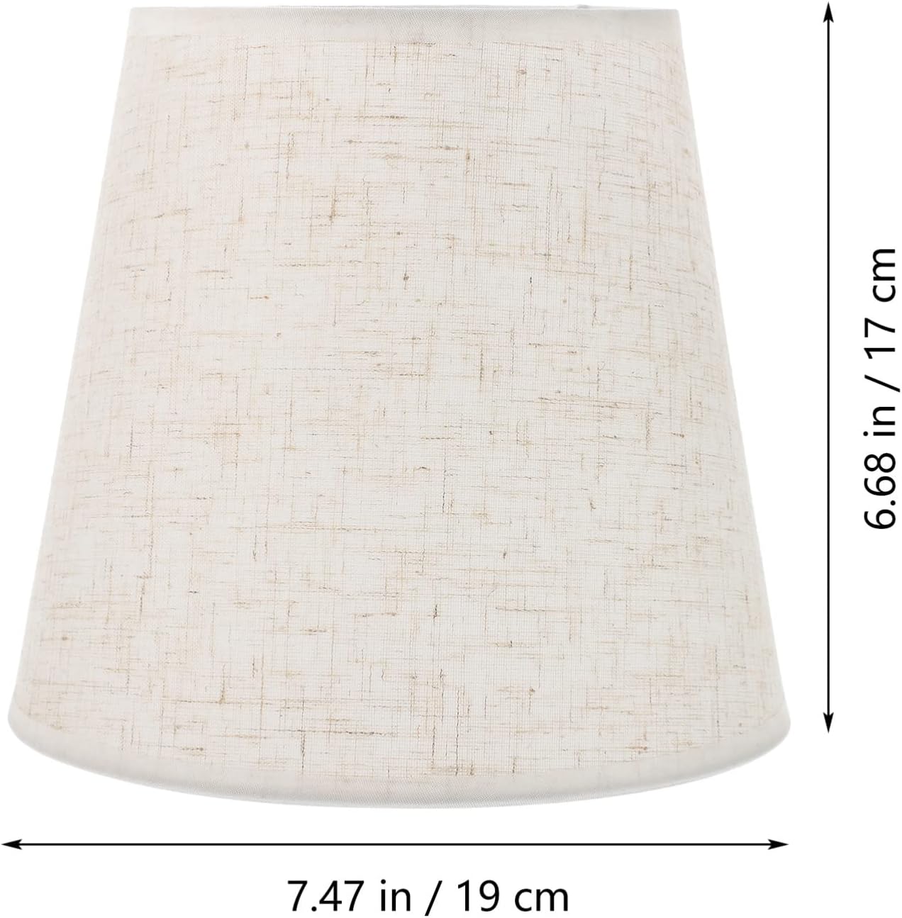 Beaupretty Barrel Fabric Lampshade E27 Small Lamp Shade Desktop Light Cover Replacement for Home Hotel