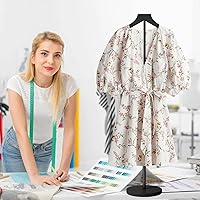 Vista 8 de Mannequin Torso, 30 to 41 Inch Height Adjustable Shirt Display Stand for Vendors Shop Graduation Party, Stable Ease Assembly Dress Form Clothes Negro