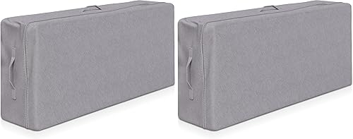 Miniatura 3 de Milliard - Funda de transporte para el colchón de espuma viscoelástica plegable en tres partes de 6 pulgadas, tamaño camilla de 75" x 31" x 6"