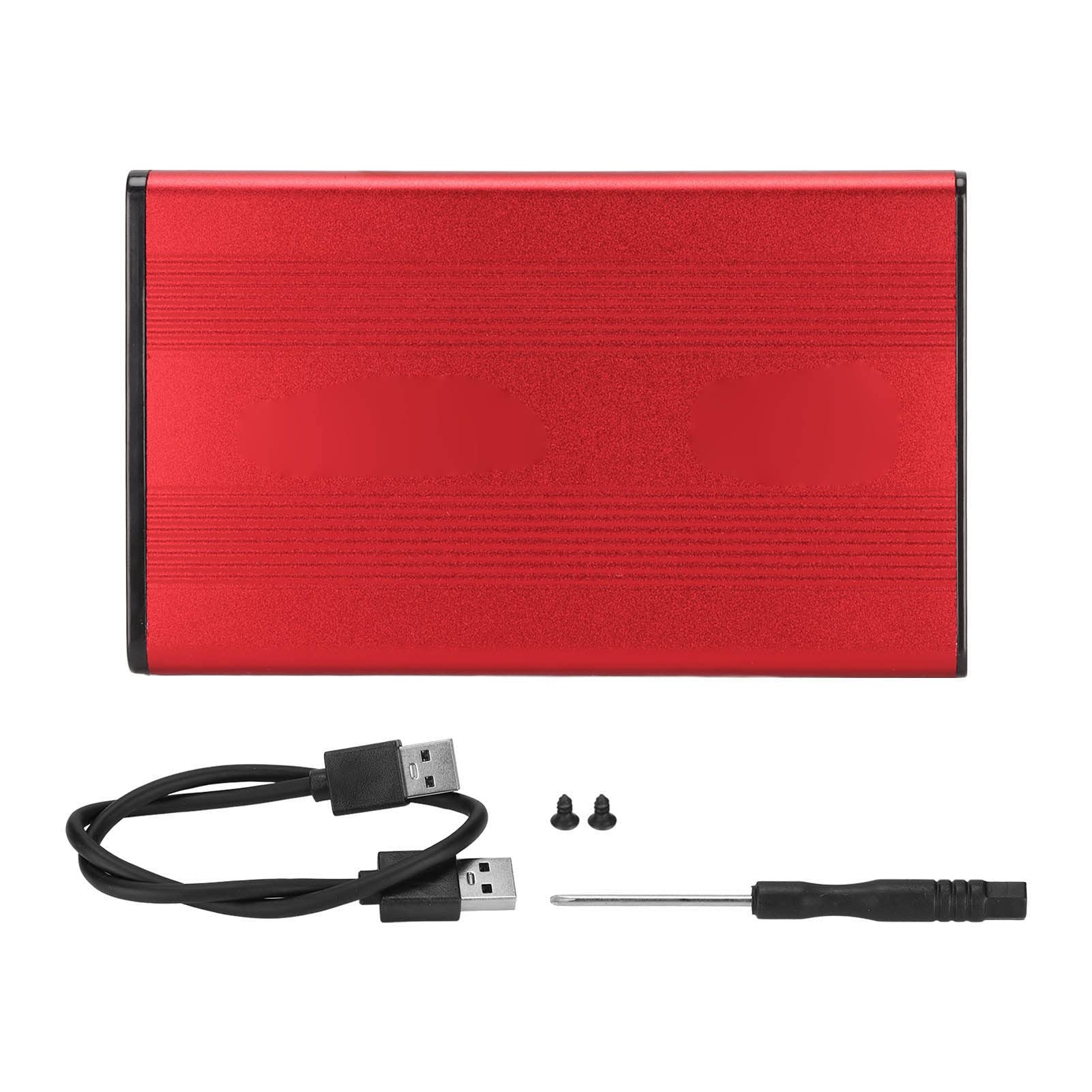Disco Rigido Esterno, Disco Rigido Portatile Resaggio SSD Esterno HDD 2,5 Pollici da 5 Gbps 2 TB Custodia a Disco Rigido Antim Statico con Interfaccia USB3.0 per (BLACK) (SILVER) (BLUE) (rosso)