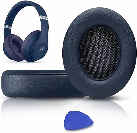 SoloWIT® Cuscinetti Auricolari Di Ricambio per Beats Studio 2 e Studio 3  Wired/Wireless Cuffia con morbida pelle proteina/memory foam/nastro adesivo  forte : Amazon.it: Elettronica