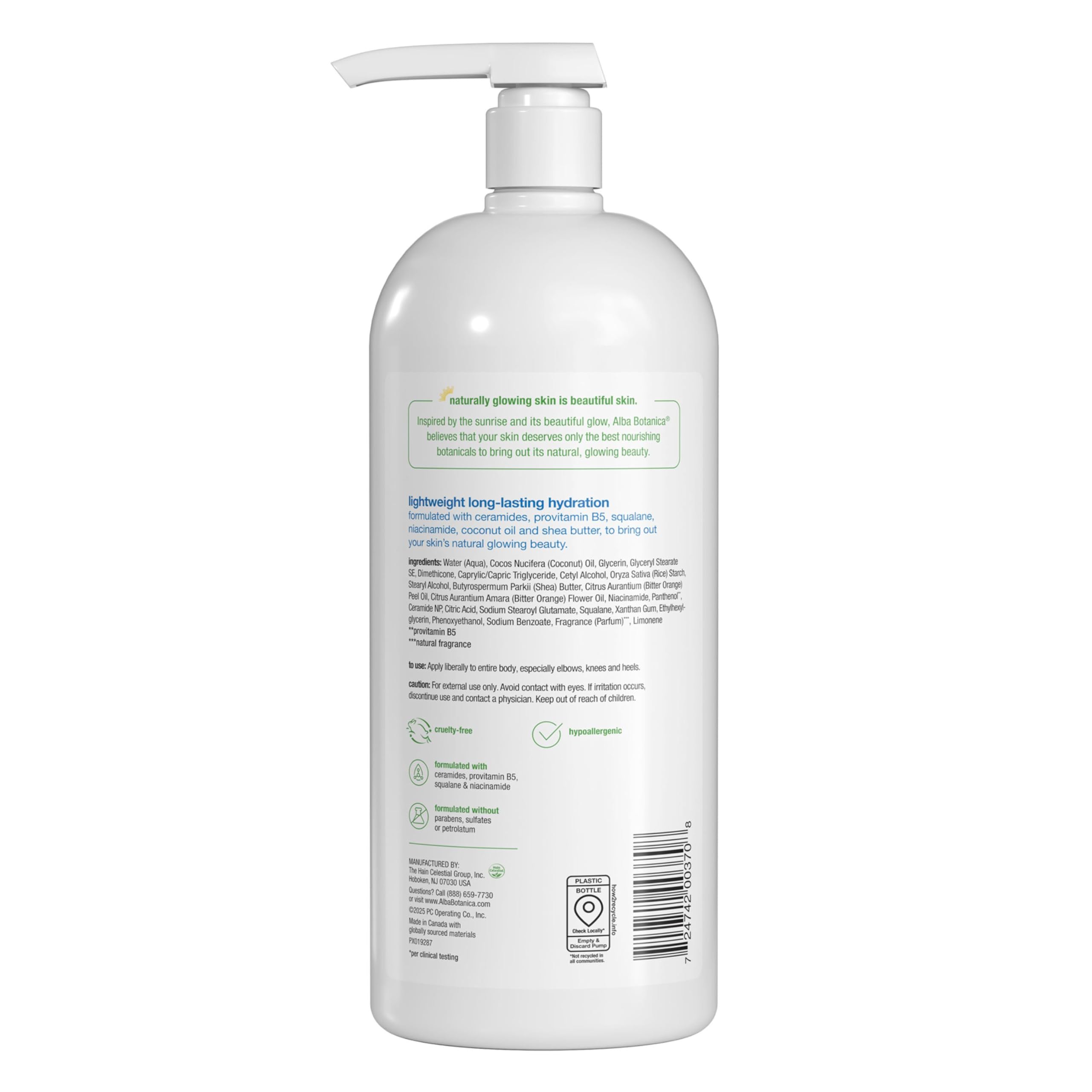 Alba Botanica Very Emollient Body Lotion, Maximum Dry Skin Formula, 32 Oz by Alba Botanica