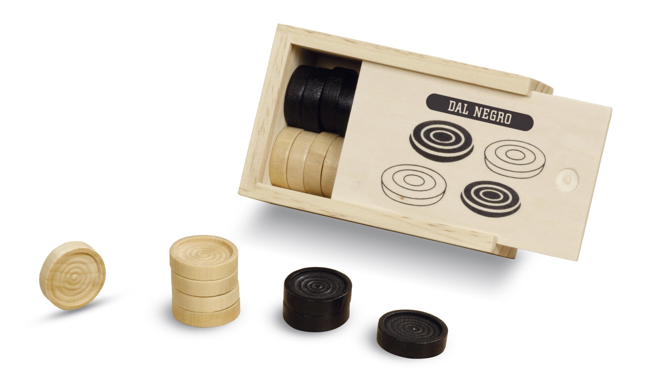 Pedine di legno 25mm 6 colori - Gioco da tavolo