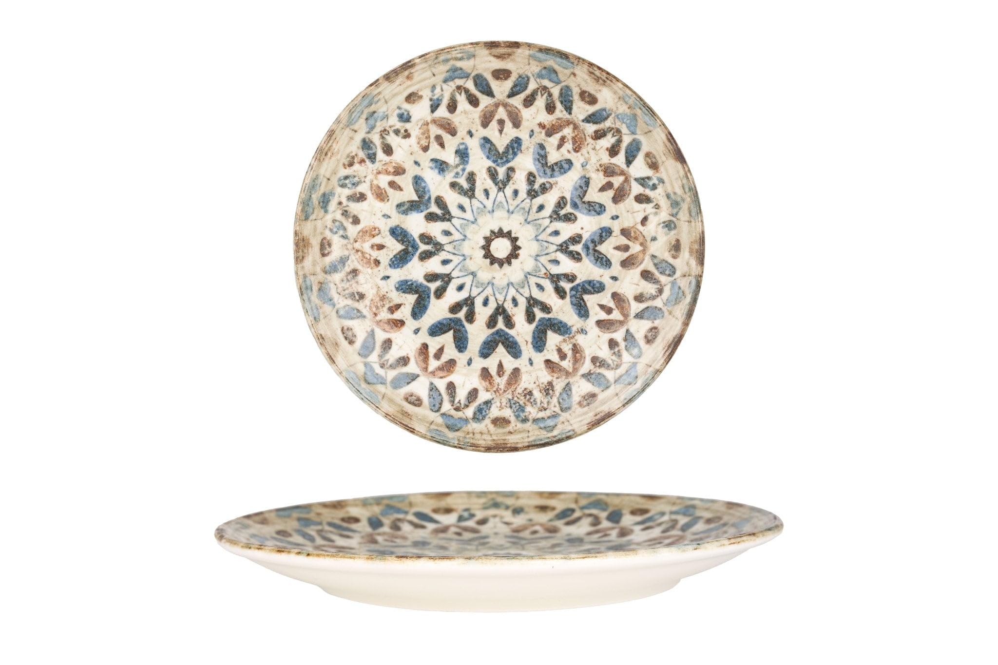 Rinart Zestaw obiadowy (średni) - Aztec - 24 sztuki - 6 Osób - Porcelana
