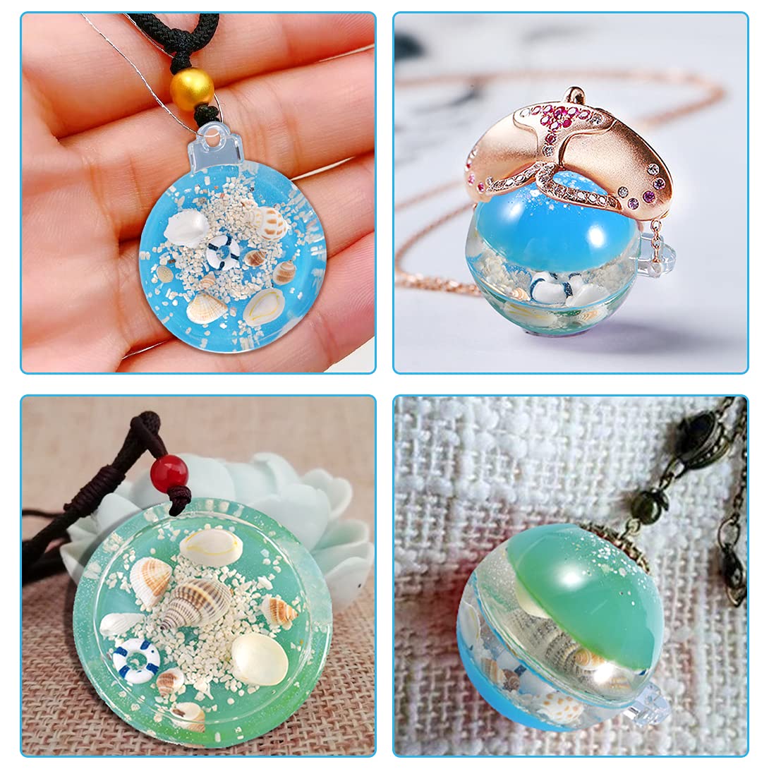 Koonafy 4Pcs Moule Résine Epoxy Kit, Moule Silicone Bouton Tiroir, Moule De Moulage Bijoux, Moule Silicone Resine Cristal Pour DIY Porte-Clés Bijoux Porte D'armoire De Cuisine Gérer