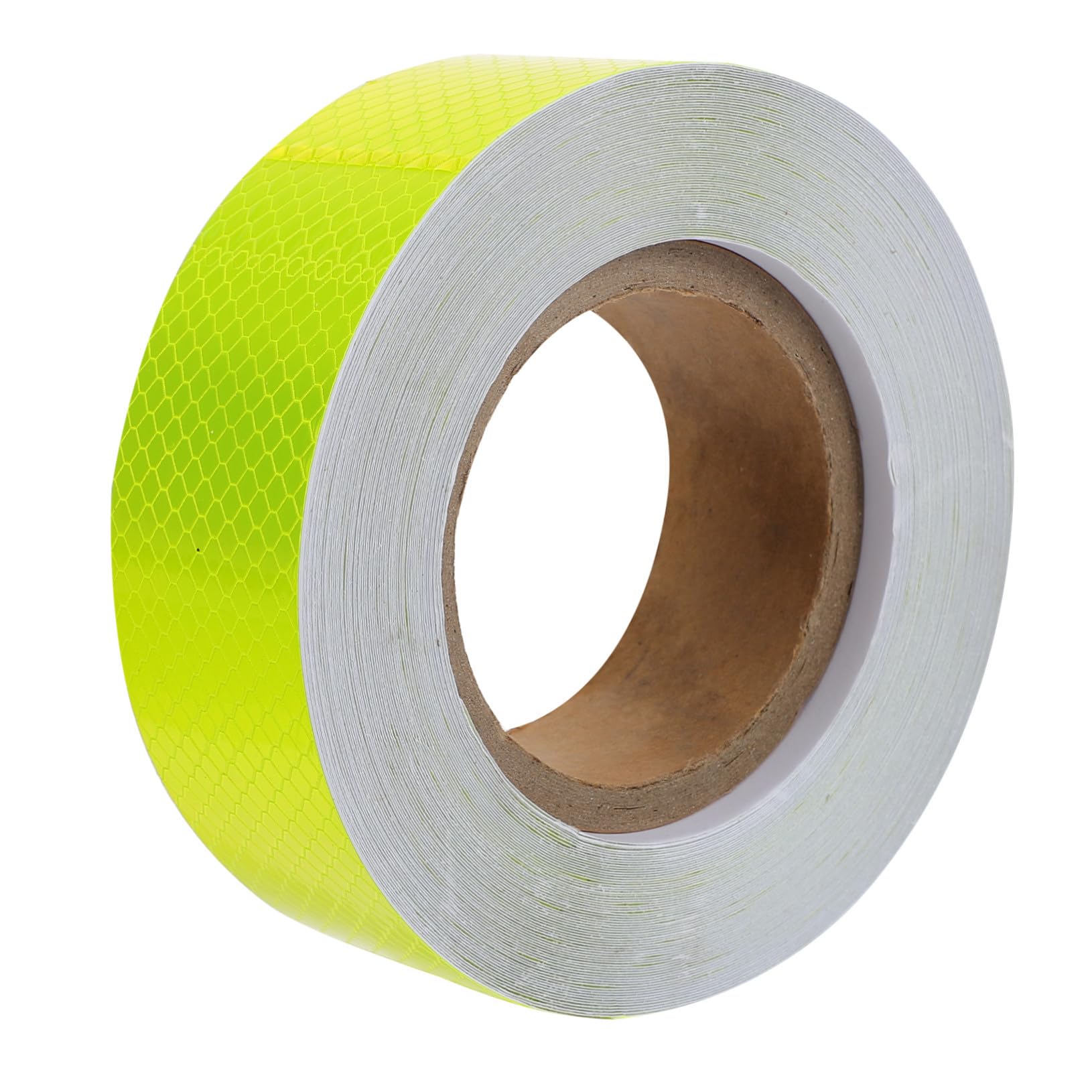 KOMBIUDA Fluoreszierendes Sicherheitswarnband 5cm x 25m Selbstklebend Reflektierendes Warnband Für Verkehr Und Arbeitsschutz