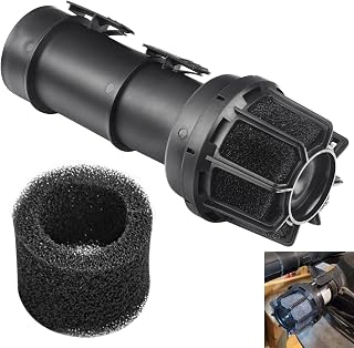 WS25025A VT2525 Wet/Dry Vacs Vacuum Diffuser, Attaches to Vacs with 2-1/2" Blowing Port for Quieter Operation, Help Control the Exhausting Airflow From a Vac