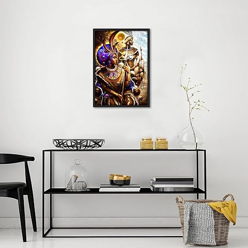 Miniatura 2 de Arte de pared de lienzo afroamericano inspirador vintage negro para mujeres y hombres, arte abstracto para pared, póster de pintura impresa se