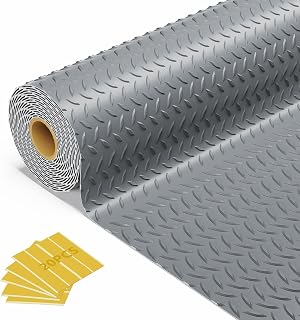 10x20 FT Garage Floor Mat, 2.8mm Thickened Diamond Plate