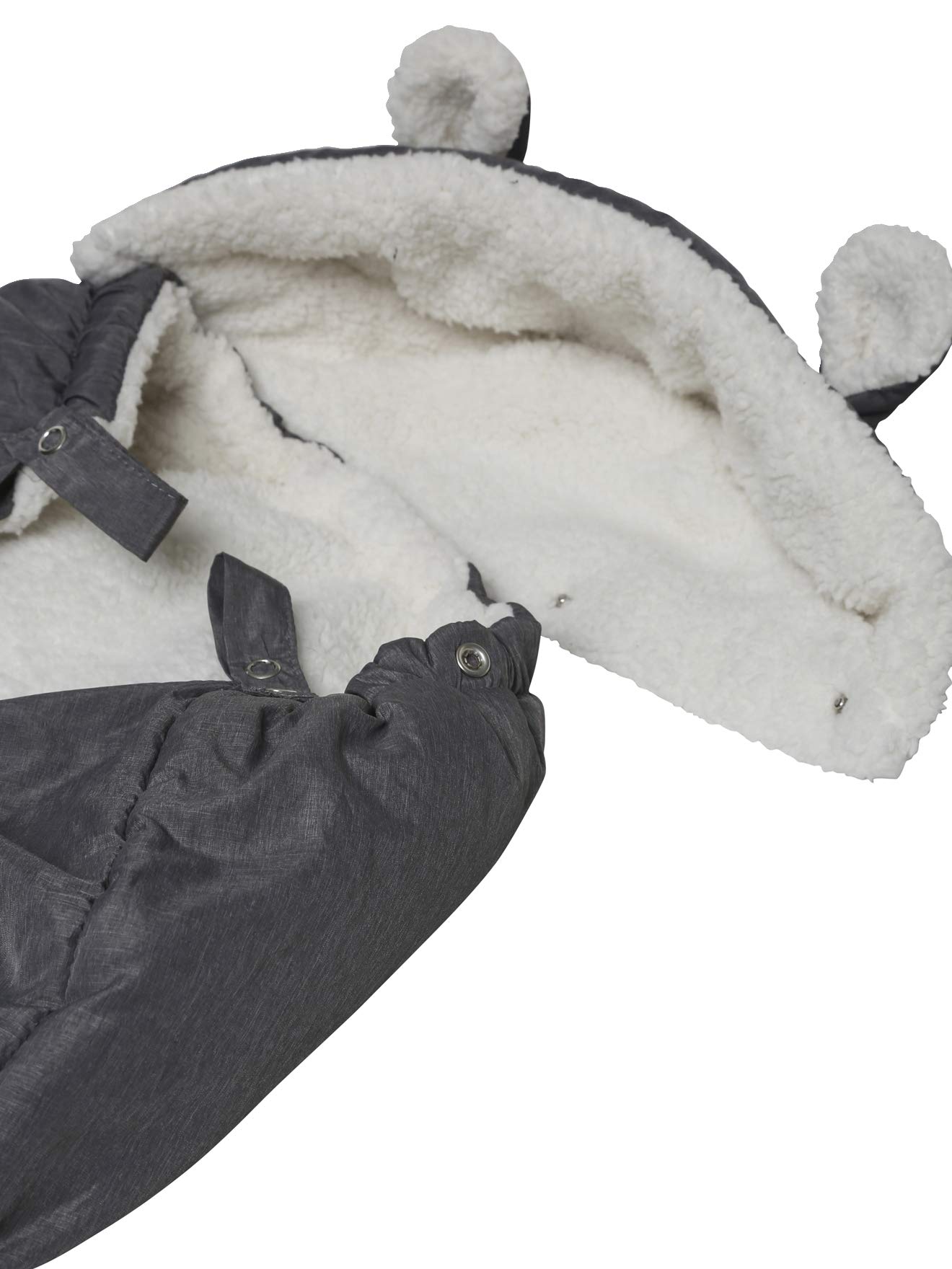 VERTBAUDET Babytragejacke, grau, Einheitsgröße