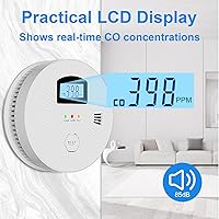 Vista 5 de Detector de humo y CO, adecuado para el hogar