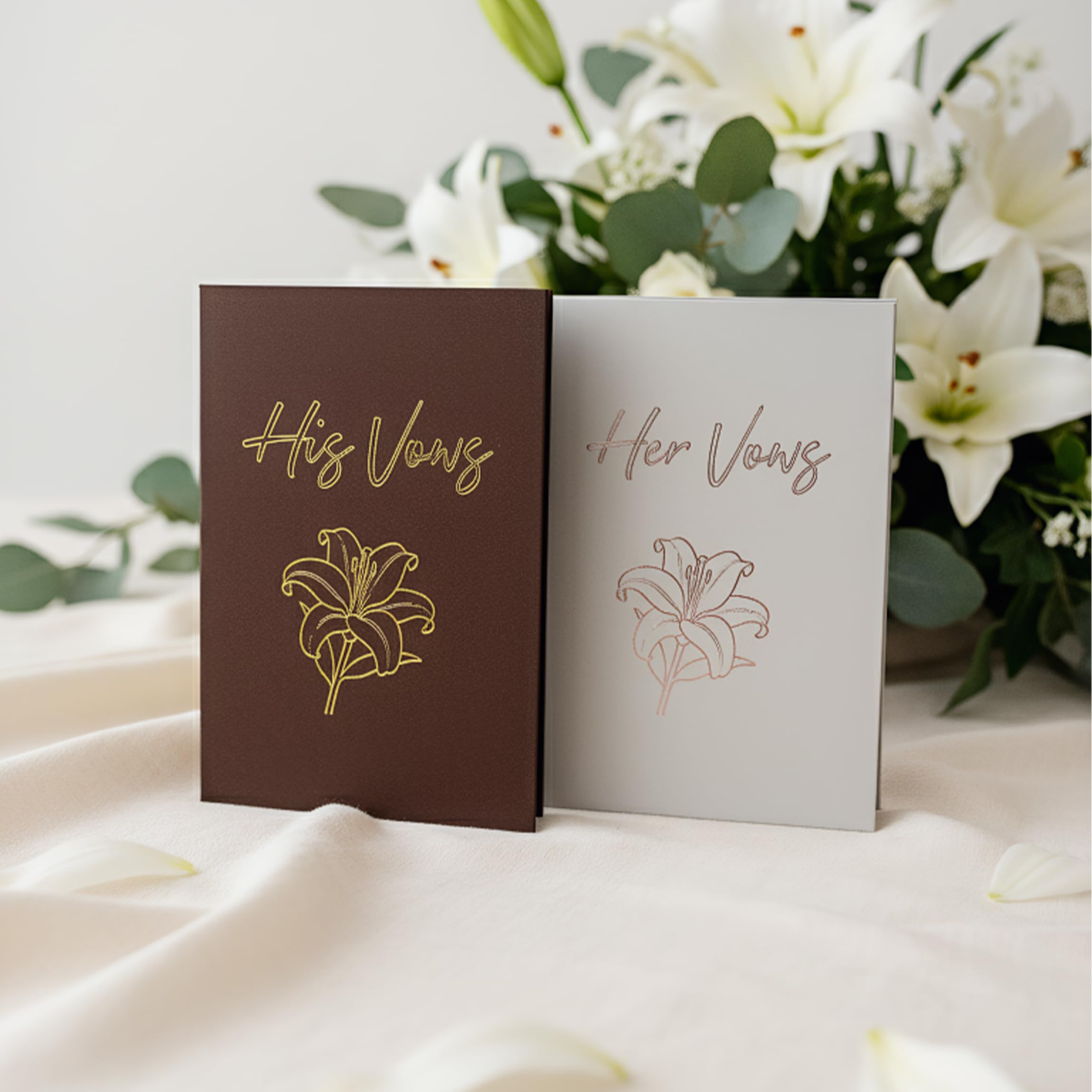 Livre de vœux de mariage 28 pages pour éviter les feuilles froissées
