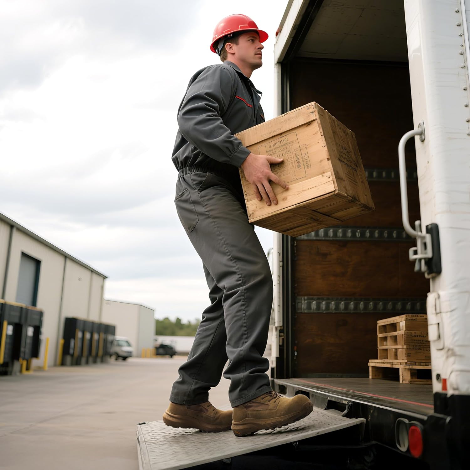 NORTIV 8 Men's 8" Composite Toe Work Boots, Lightweight Side Zipper ASTM F2412-24 & ASTM F2913-24 Safety Military Boots for All-Day Comfort, Peakforce-Nano - Image 2