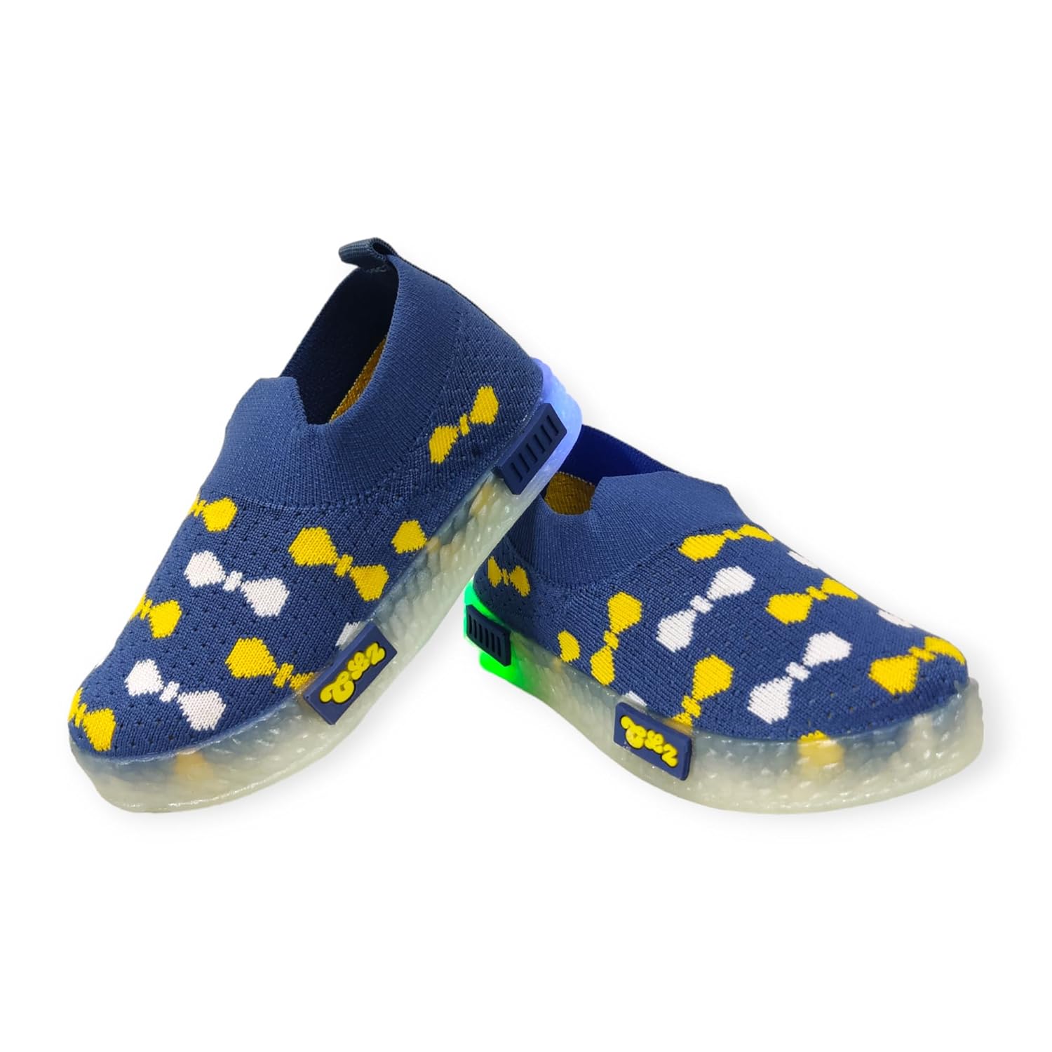 Coolz Kids Unisex Casual Knitted Shoes with Multicolored Lights Blink for 1-4 Years Boys and Girls Coolz Kids Unisex Casual Knitted Shoes with Multicolored Lights Blink for 1-4 Years Boys and Girls