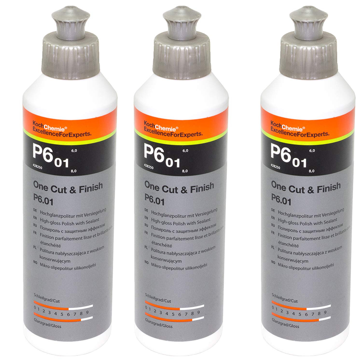 Hochglanzpolitur mit Versiegelung One Cut & Finish P6.01 Koch Chemie 750 ml