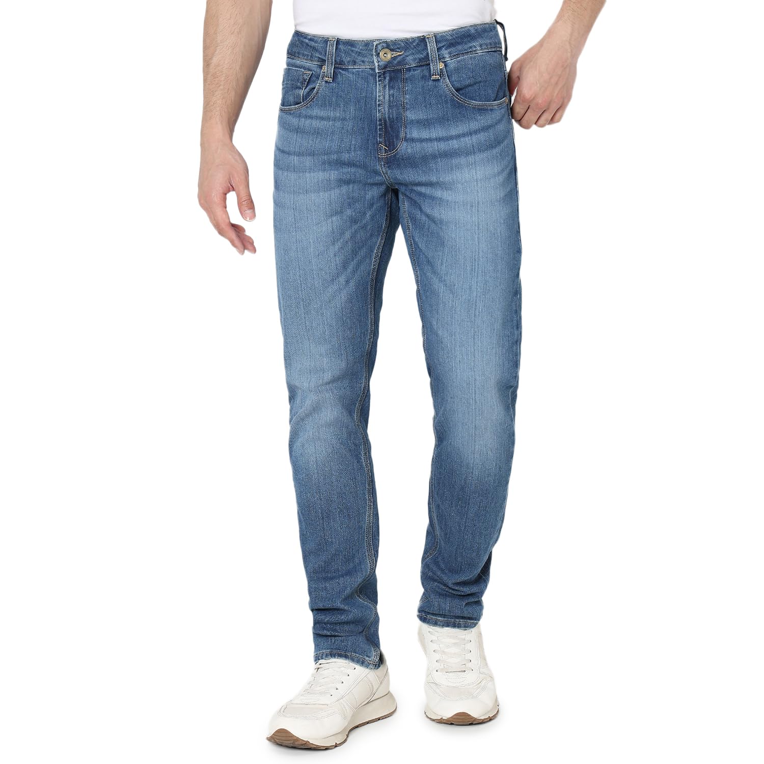 spykar Men's Slim Fit Low Rise Casual Jeans-picture-34
