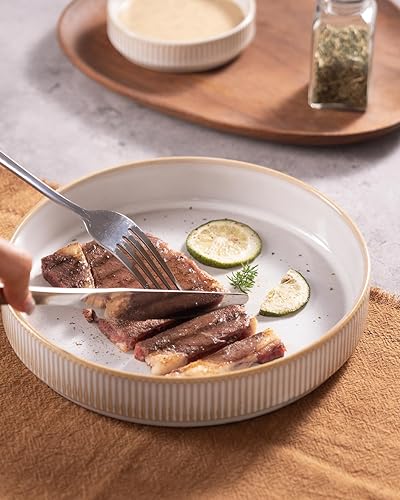 Miniatura 7 de famiware Star - Juego de 4 cuencos para pasta de 7.5 pulgadas, doble esmaltado, apilables, perfectos para tu amigo para inauguración de la casa,