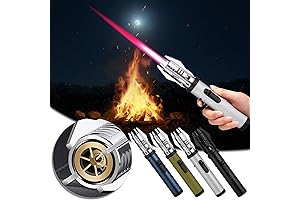 Lightsaber Lighter Kitchen Butane Torch Lighter Adjustable Red Flame, Windproof Blow Torch,...