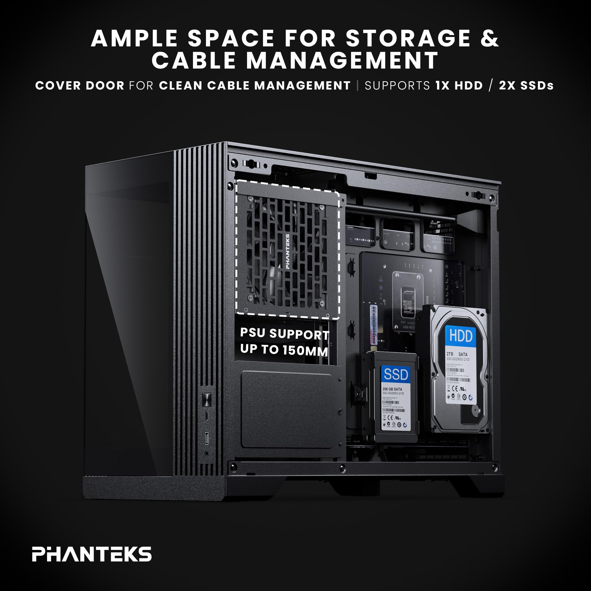Amazon.co.jp: Phanteks XT V3、コンパクトなMicro-ATXゲーム用