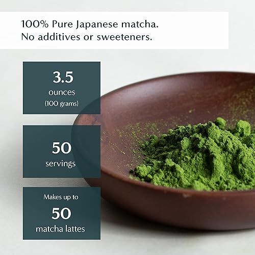 Miniatura 28 de Naoki Matcha Mezcla orgánica multiusos – Auténtico polvo de té verde matcha de grado culinario japonés de Japón (1.4 onzas)