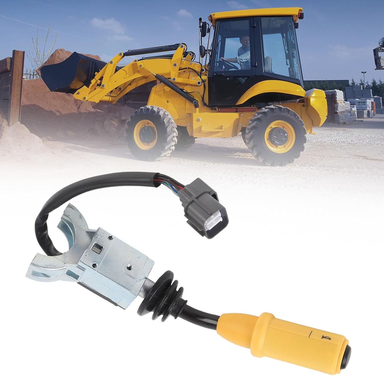 HEEPDD Construction Vehicle Parts Switch, Strength Material, Smooth Power Output for 2CX, 2CXL, 2CX AM LE, Replacement for Easy Operation Construction Vehicle Parts Switch, High Nan