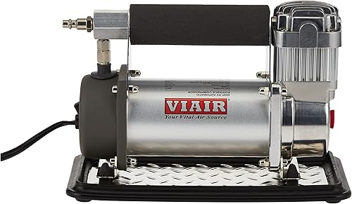 Miniatura 3 de Viair 400P - 40047 Kit de compresor portátil automático para autocaravana bomba de neumáticos inflador de neumáticos para camionesSUV plateado para