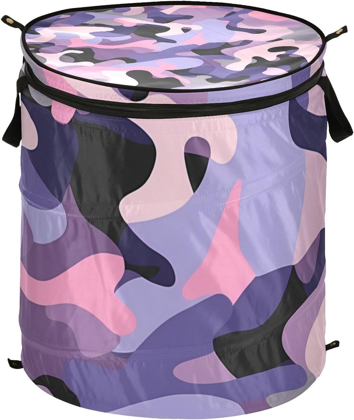 Camouflage Purple Pink laundry basket collapsable and waterproof clothes hamper with sturdy handle stuff camping Decoraciones for gadget nursery shelf ofertas de ropa para ni?as