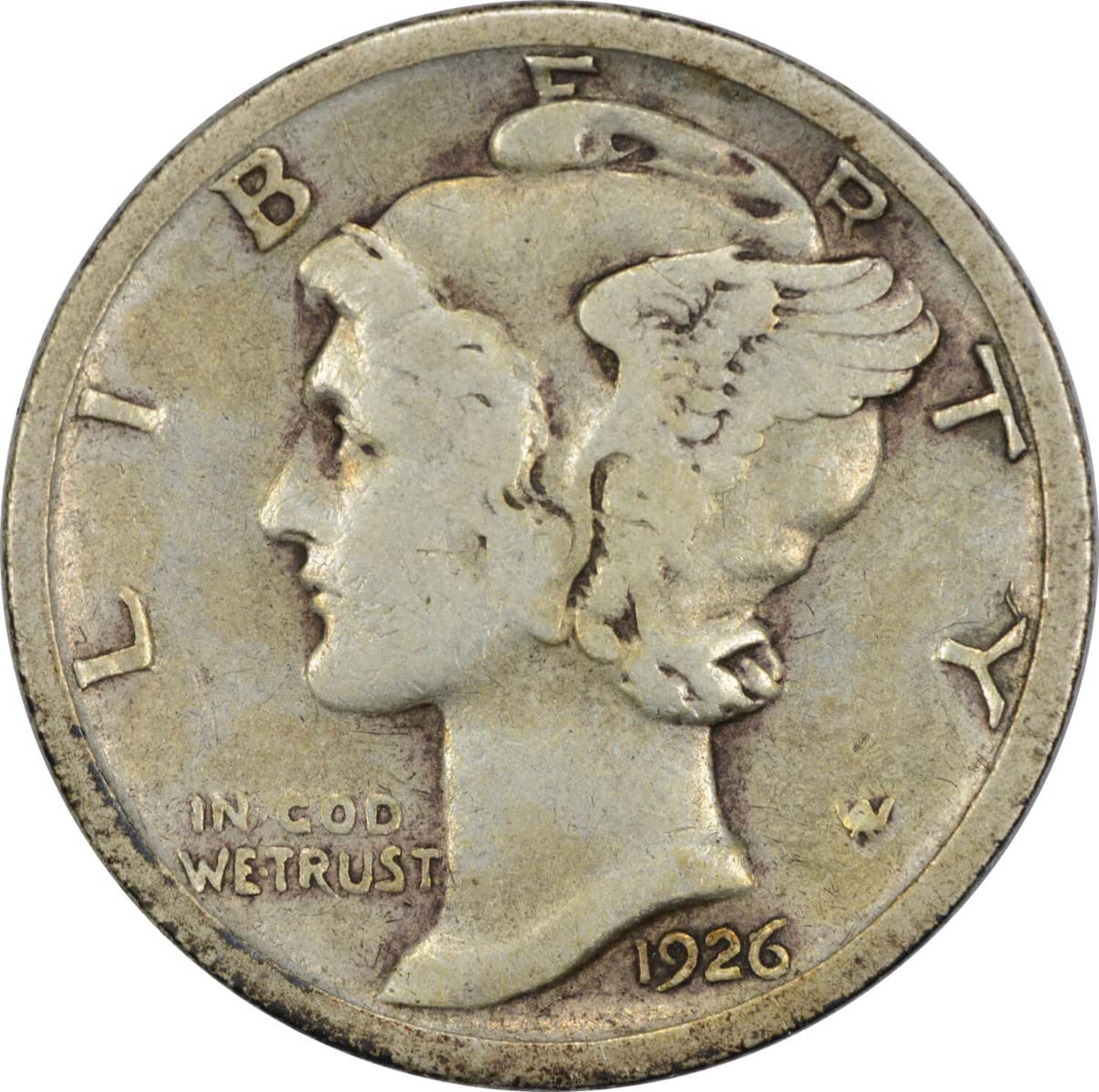 1926 S Mercury Dime F
