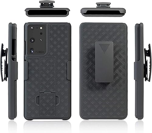 Miniatura 7 de Funda para Sumsung S21 Plus Galaxy S30 Plus, con carcasa combinada de vidrio templado y funda delgada Sumsung S21 Plus para hombre con soporte