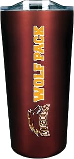 Loyola University New Orleans Double Walled Soft Touch Tumbler, Design-1 - Burgundy