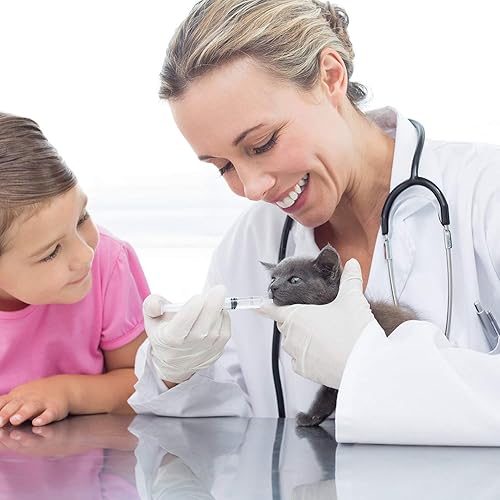 Miniatura 5 de TecUnite Paquete de 20 jeringas curvadas de plástico sin aguja, para resina epoxi, manualidades, alimentación de mascotas, animales, aplicador de